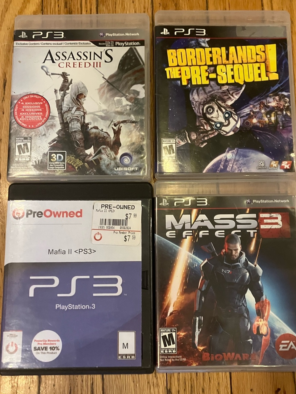 Lot of PS3 games